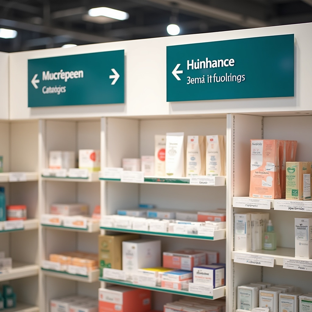 Professional signage and cataloging system in commercial space