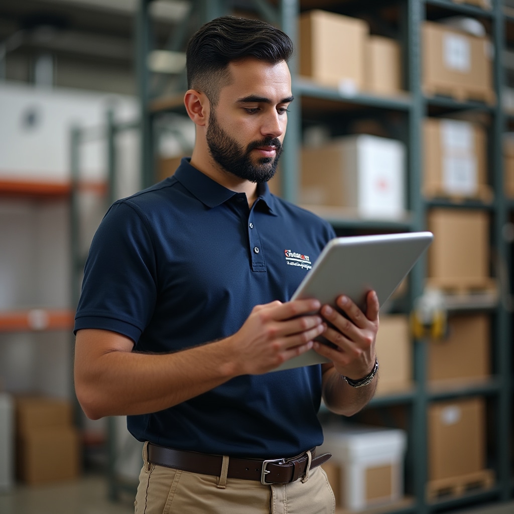 Professional team member conducting site assessment